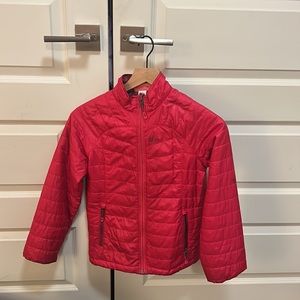 REI Pink/Red Light Kids 650 Down Jacket, No Hood